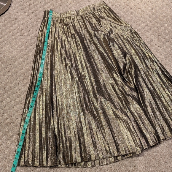 J.Crew Collection Gold plated midi skirt - Picture 5 of 7